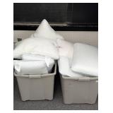 Two Large Bins Of Sealy Pillows - Out of Package