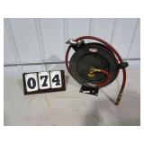 Central Pneumatic Auto Rewind Hose Reel w/hose