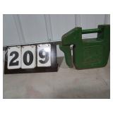 John Deere Tractor Weight