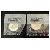 Sealed 1997-S Kennedy Half Dollar 90% Silver Proof Coin & Sealed 1998-S Kennedy Half Dollar 90% Silver Proof Coin