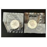 Sealed 1997-S Kennedy Half Dollar 90% Silver Proof Coin & Sealed 1998-S Kennedy Half Dollar 90% Silver Proof Coin