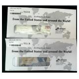 1953A $2 Legal Tender Red Seal Note (Crisp Uncirculated) & 1953B $2 Legal Tender Red Seal Note (Very Good)