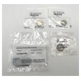 Sealed 1939 Mercury Silver Dime (Avg Circulated) / Sealed 1964 Roosevelt Silver Dime (Avg Circulated) / Sealed 1942-45 Wartime Nickel Set (Avg Circulated) / Sealed 1935 Buffalo Nickel (Good)