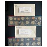 Uncirculated U.S. Mint Coin Sets - 1980 and 1981