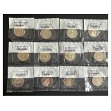 Twelve (12) Sealed Kennedy Half Dollar Proofs - 1990s and 2000s