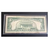 1963 $5 Red Seal Legal Tender Note (Fine)