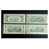 Uncirculated $2 Banknotes - 1963A / 1976 / 2003A