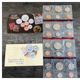 U.S. Mint Uncirculated Coin Sets - 1988 & 1990