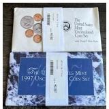 U.S. Mint Uncirculated Coin Sets - 1992 & 1997
