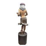 LLR - Vintage Sailor Jerry Spiced Navy Rum Hula Girl Store Display Statue