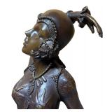LLR - Vintage Art Deco "Clara" Bronze Sculpture Attributed to  Demetre Chiparus