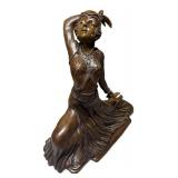 LLR - Vintage Art Deco "Clara" Bronze Sculpture Attributed to  Demetre Chiparus