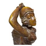 LLR - Vintage Art Deco "Clara" Bronze Sculpture Attributed to  Demetre Chiparus