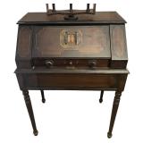 FR - Antique 1925  RCA Radiola 28 Super Heterodyne Console Radio in Original Wooden Cabinet