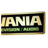 RR - Vintage Light Up Vintage Sylvania Color Television / Audio Sign