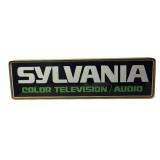 RR - Vintage Light Up Vintage Sylvania Color Television / Audio Sign