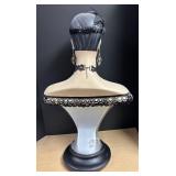 LLR - Sharon Sherrod Vintage- Style Art Deco Flapper Mannequin Head