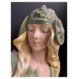 LLR - Theodora Art Nouveau Bust Sculpture in the style of Goldscheider