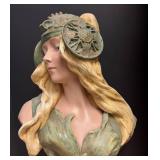 LLR - Theodora Art Nouveau Bust Sculpture in the style of Goldscheider