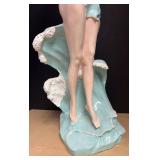 LLR - Vintage Art Deco Nude Female Porcelain Sculpture