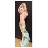 LLR - Vintage Art Deco Nude Female Porcelain Sculpture