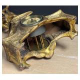 LLR - Antique Art Nouveau Ansonia Mantel Clock with Fairy Figurine