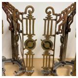 LLR - Pair of Vintage Brass Art Deco Light Fixtures