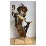 LLR - Vintage Sophisticated Art Deco Style Female Figurine