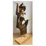 LLR - Vintage Sophisticated Art Deco Style Female Figurine