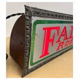 LLR - Vintage FADA Light Up Radio Sign - Vintage Electric Advertising Sign