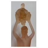 LLR - Murano Glass Satin Frosted Figural Decor