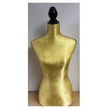 LLR - Dress Form Mannequin with Damask Fabric - Decorative Display