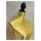 LLR - Dress Form Mannequin with Damask Fabric - Decorative Display