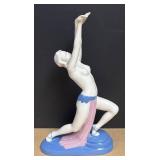 Moriyama Ceramic Art Deco Dancer Sculpture