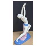 Moriyama Ceramic Art Deco Dancer Sculpture