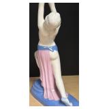 Moriyama Ceramic Art Deco Dancer Sculpture
