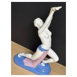 Moriyama Ceramic Art Deco Dancer Sculpture