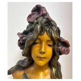 LLR - "Iris" Art Nouveau Bust by Emmanuel Villanis