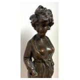 LLR - "La Petite Dhaussy" Bronze Sculpture by Maurice Milliere