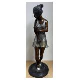 LLR - Vintage Dancing Lady Art Deco Sculpture