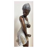 LLR - Vintage Dancing Lady Art Deco Sculpture
