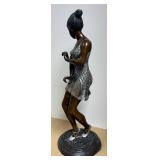 LLR - Vintage Dancing Lady Art Deco Sculpture