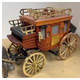 LLR - Overland Stage Express Co. Vintage Stagecoach with 2 Horses