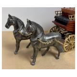 LLR - Overland Stage Express Co. Vintage Stagecoach with 2 Horses