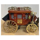 LLR - Overland Stage Express Co. Vintage Stagecoach with 2 Horses