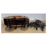 LLR - Overland Stage Express Co. Vintage Stagecoach with 2 Horses