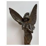 LLR - "Papillon" Bronzed Winged Fairy Sculpture by Paul Lucien Bessin