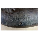 LLR - "Papillon" Bronzed Winged Fairy Sculpture by Paul Lucien Bessin