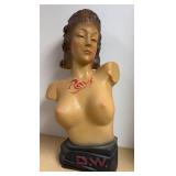 LLR - Vintage D.W. Ravi Original Art Deco Lingerie Bust