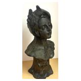 O - Nymphea Bust Sculpture by Julien Causse